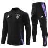 Duitsland Trainings Sweatshirt Quarter-zip 2024-25 Zwarte - Kids